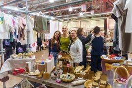 Gute Stimmung bei Ausstellern und Besuchern.